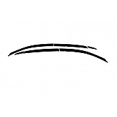 Auto Ventshade (AVS) Rainguard - Smoke Gray Acrylic Set Of 6 - 896001