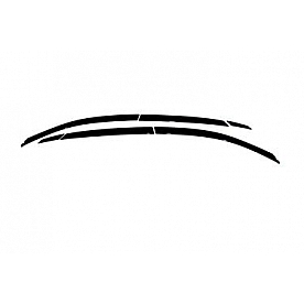 Auto Ventshade (AVS) Rainguard - Smoke Gray Acrylic Set Of 6 - 896001