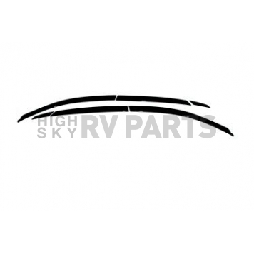 Auto Ventshade (AVS) Rainguard - Smoke Gray Acrylic Set Of 6 - 896001