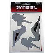 Trimbrite Decal - Ladies - Silver - T1956