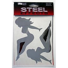 Trimbrite Decal - Ladies - Silver - T1956