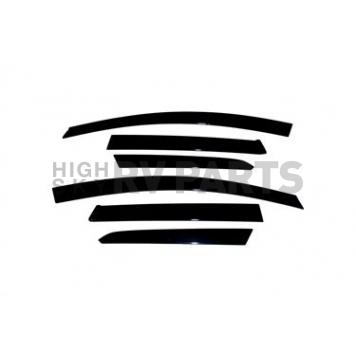 Auto Ventshade (AVS) Rainguard - Smoke Gray Acrylic Set Of 6 - 896005