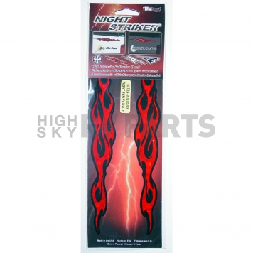 Trimbrite Decal - Flame - Red - T1961