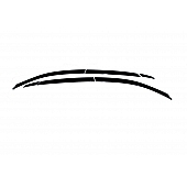 Auto Ventshade (AVS) Rainguard - Smoke Gray Acrylic Set Of 6 - 896081