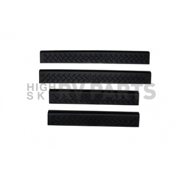 Auto Ventshade Door Sill Protector - Acrylic Black Matte Set Of 4 - 91114