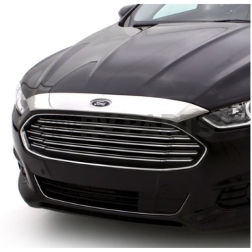 Auto Ventshade Bug Shield - Thermoplastic Olefin (TPO) Black Textured Matte - 436166