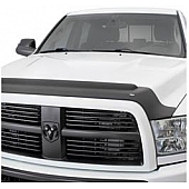 Auto Ventshade Bug Shield - Thermoplastic Olefin (TPO) Black Textured Matte - 436168