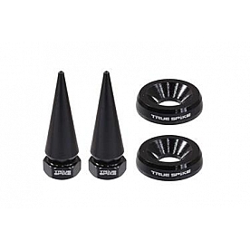 True Spike License Plate Mounting Hardware Set Of 4 - LPH006BK