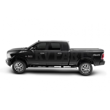 Retrax Tonneau Cover Hard Manual Retractable Black Matte Powder Coated Polycarbonate - 60244-1