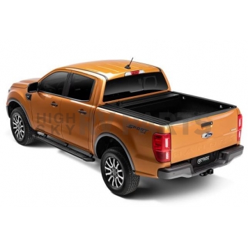 Retrax Tonneau Cover Hard Manual Retractable Black Matte Powder Coated Polycarbonate - 60336-3