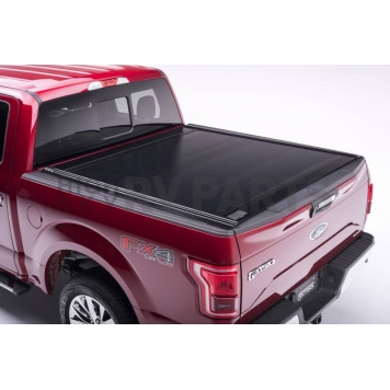 Retrax Tonneau Cover Hard Manual Retractable Black Matte Powder Coated Polycarbonate - 60482-1