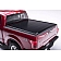 Retrax Tonneau Cover Hard Manual Retractable Black Matte Powder Coated Polycarbonate - 60482