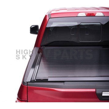 Retrax Tonneau Cover Hard Manual Retractable Black Matte Powder Coated Polycarbonate - 60482-4