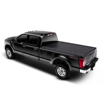 Retrax Tonneau Cover Hard Manual Retractable Black Matte Powder Coated Aluminum - 80336