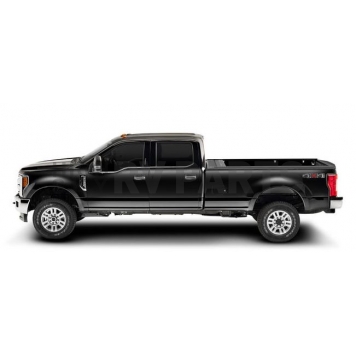 Retrax Tonneau Cover Hard Manual Retractable Black Matte Powder Coated Aluminum - 80336-1