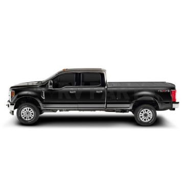 Retrax Tonneau Cover Hard Manual Retractable Black Matte Powder Coated Aluminum - 80336-3