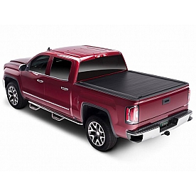 Retrax Tonneau Cover Hard Manual Retractable Black Matte Powder Coated Aluminum - 80481