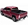 Retrax Tonneau Cover Hard Manual Retractable Black Matte Powder Coated Aluminum - 80481