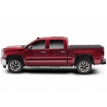 Retrax Tonneau Cover Hard Manual Retractable Black Matte Powder Coated Aluminum - 80481-6