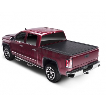 Retrax Tonneau Cover Hard Manual Retractable Black Matte Powder Coated Aluminum - 80482