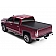 Retrax Tonneau Cover Hard Manual Retractable Black Matte Powder Coated Aluminum - 80482