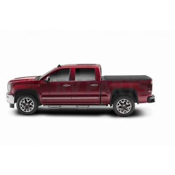 Retrax Tonneau Cover Hard Manual Retractable Black Matte Powder Coated Aluminum - 80482-6