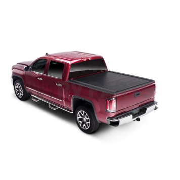 Retrax Tonneau Cover Hard Manual Retractable Black Matte Powder Coated Aluminum - 80483