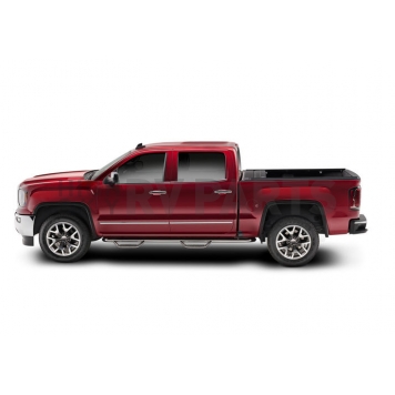 Retrax Tonneau Cover Hard Manual Retractable Black Matte Powder Coated Aluminum - 80483-1