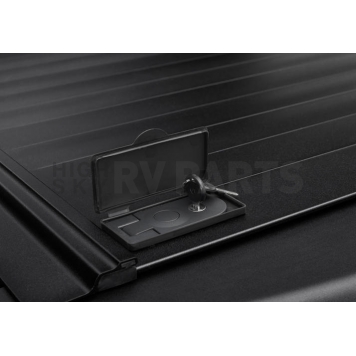 Retrax Tonneau Cover Hard Manual Retractable Black Matte Powder Coated Aluminum - 80484-2