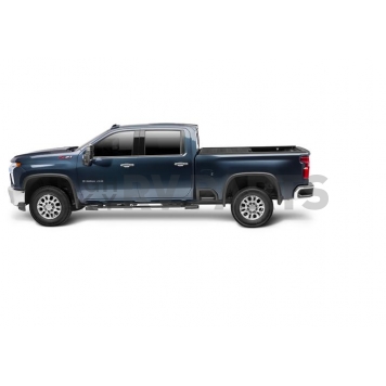 Retrax Tonneau Cover Hard Manual Retractable Black Matte Powder Coated Aluminum - 80485-2