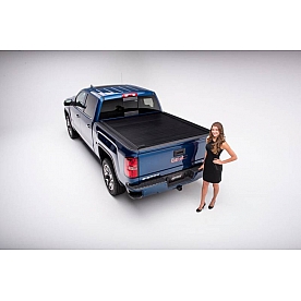 Retrax Tonneau Cover Hard Power Retractable Black Matte Powder Coated Aluminum - 90245