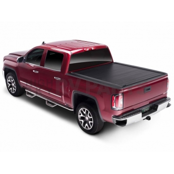 Retrax Tonneau Cover Hard Power Retractable Black Matte Powder Coated Aluminum - 90481