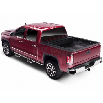 Retrax Tonneau Cover Hard Power Retractable Black Matte Powder Coated Aluminum - 90481-2