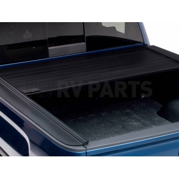 Retrax Tonneau Cover Hard Power Retractable Black Matte Powder Coated Aluminum - 90481-4
