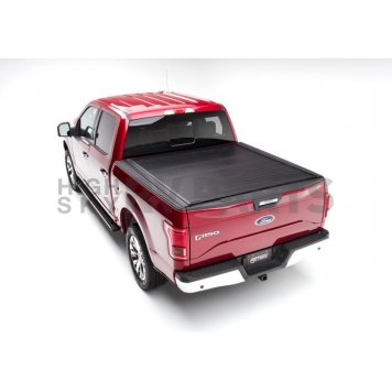 Retrax Tonneau Cover Hard Power Retractable Black Matte Powder Coated Polycarbonate - 90484