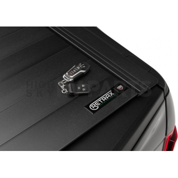 Retrax Tonneau Cover Hard Power Retractable Black Matte Powder Coated Polycarbonate - 90484-2