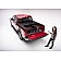 Retrax Tonneau Cover Hard Power Retractable Black Matte Powder Coated Polycarbonate - 90484