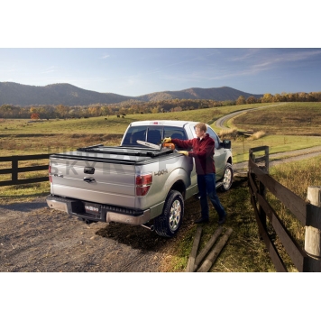 Truxedo Tonneau Cover Soft Roll-Up/ Tilt-Up Front Panel Black Vinyl - 731001-3