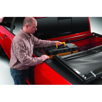 Truxedo Tonneau Cover Soft Roll-Up/ Tilt-Up Front Panel Black Vinyl - 772201-4