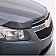 Auto Ventshade Bug Shield - Acrylic Black Smoke - 322044