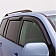 Auto Ventshade (AVS) Rainguard - Smoke Acrylic Set Of 4 - 94311
