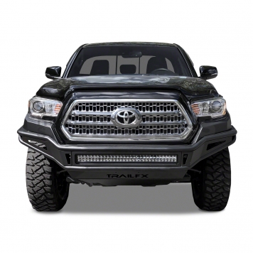 TrailFX Pre-Runner Bumper 1-Piece Design Steel Titanium Black - FPRB001TI-1