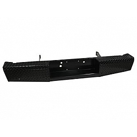 TrailFX TFX Rear Bumper 1-Piece Design Steel Black - FX1000