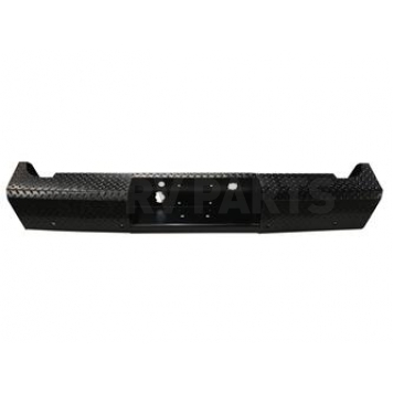 TrailFX TFX Rear Bumper 1-Piece Design Steel Black - FX1001