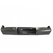 TrailFX TFX Rear Bumper 1-Piece Design Steel Black - FX1009