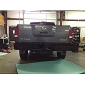 TrailFX TFX Rear Bumper 1-Piece Design Steel Black - FX1010