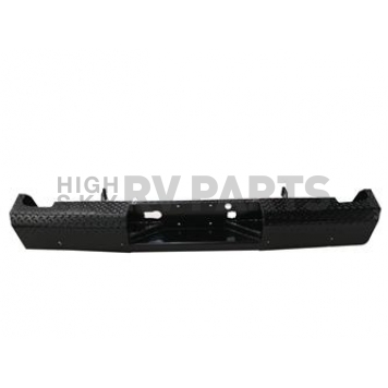 TrailFX TFX Rear Bumper 1-Piece Design Steel Black - FX1012