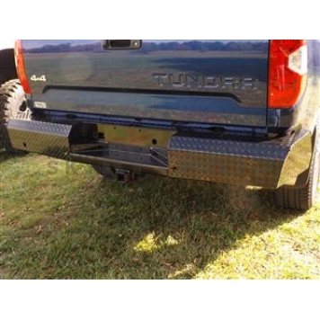 TrailFX TFX Rear Bumper 1-Piece Design Steel Black - FX1014