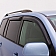 Auto Ventshade (AVS) Rainguard - Smoke Acrylic Set Of 4 - 94446