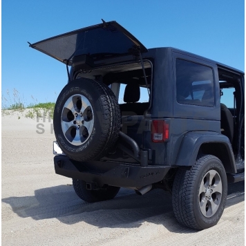 TrailFX TFX Jeep Products Bumper 1-Piece Design Steel Black - J050T-1